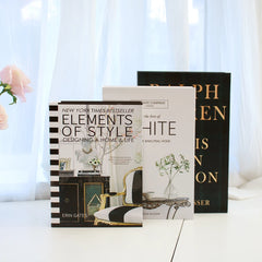 3-Piece Decorative Fake Books Set for Coffee Table & Decor