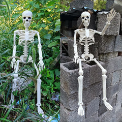 40cm Posable Human Skeleton Halloween Decoration