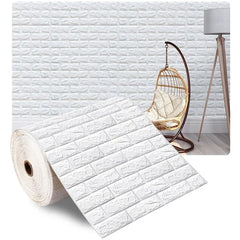 3D Foam Brick Wall Panels – Self-Adhesive Waterproof Wall Decals