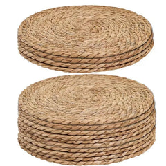 Handwoven Round Rattan Pot Mats – Heat Insulation Table Mats