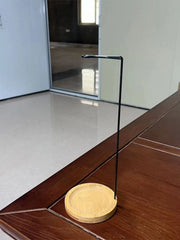 Wooden Round Upside Down Incense Burner & Stick Holder