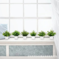 Artificial Eucalyptus Bonsai Potted Plant – Indoor & Outdoor Decor