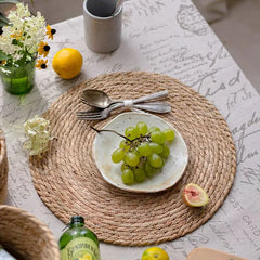 Handwoven Round Rattan Pot Mats – Heat Insulation Table Mats