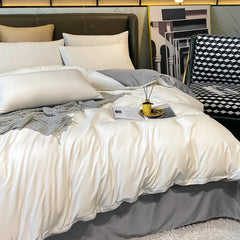 Nordic 100% Cotton Bedding Set – Duvet Cover & Sheet