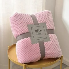 Thick Soft Fleece Baby Blanket – Newborn Swaddle & Stroller Cover