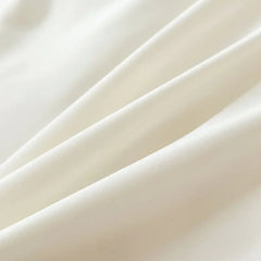 4-Piece Solid Color Brush Fabric Bedding Set – Duvet Cover & Pillowcases