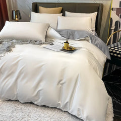 Nordic 100% Cotton Bedding Set – Duvet Cover & Sheet