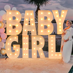 91.5cm Giant LED Letter Light Frame Box – DIY Party Decor