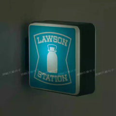 New Home Accessories Japan 711 Family Lawson Light Sign Fridge Magnets Creative Miniature DIY Magnetic Decorations
