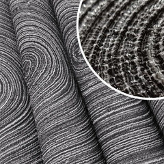 Set of 6 Round Braided Washable Placemats – 34cm Heat Resistant
