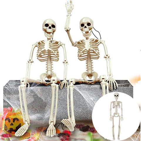 40cm Posable Human Skeleton Halloween Decoration