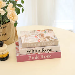 3-Piece Decorative Fake Books Set for Coffee Table & Decor