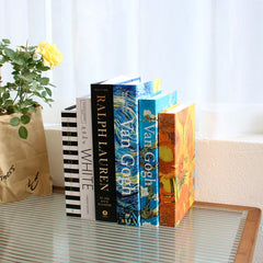 3-Piece Decorative Fake Books Set for Coffee Table & Decor