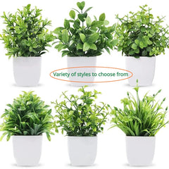 Artificial Eucalyptus Bonsai Potted Plant – Indoor & Outdoor Decor