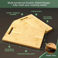 Thickened Bamboo Wooden Cutting Board for Kitchen