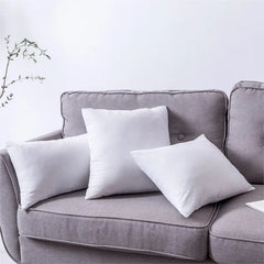Standard White Bounce-Back Pillow Cushion Core for Sofa & Car Seat
