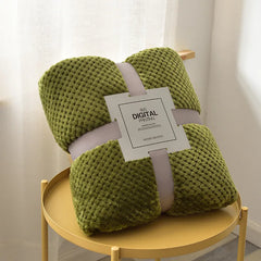 Thick Soft Fleece Baby Blanket – Newborn Swaddle & Stroller Cover