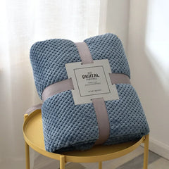 Thick Soft Fleece Baby Blanket – Newborn Swaddle & Stroller Cover