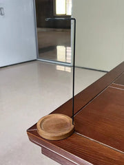 Wooden Round Upside Down Incense Burner & Stick Holder