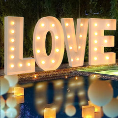 91.5cm Giant LED Letter Light Frame Box – DIY Party Decor