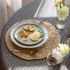 Handwoven Round Rattan Pot Mats – Heat Insulation Table Mats