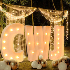 91.5cm Giant LED Letter Light Frame Box – DIY Party Decor